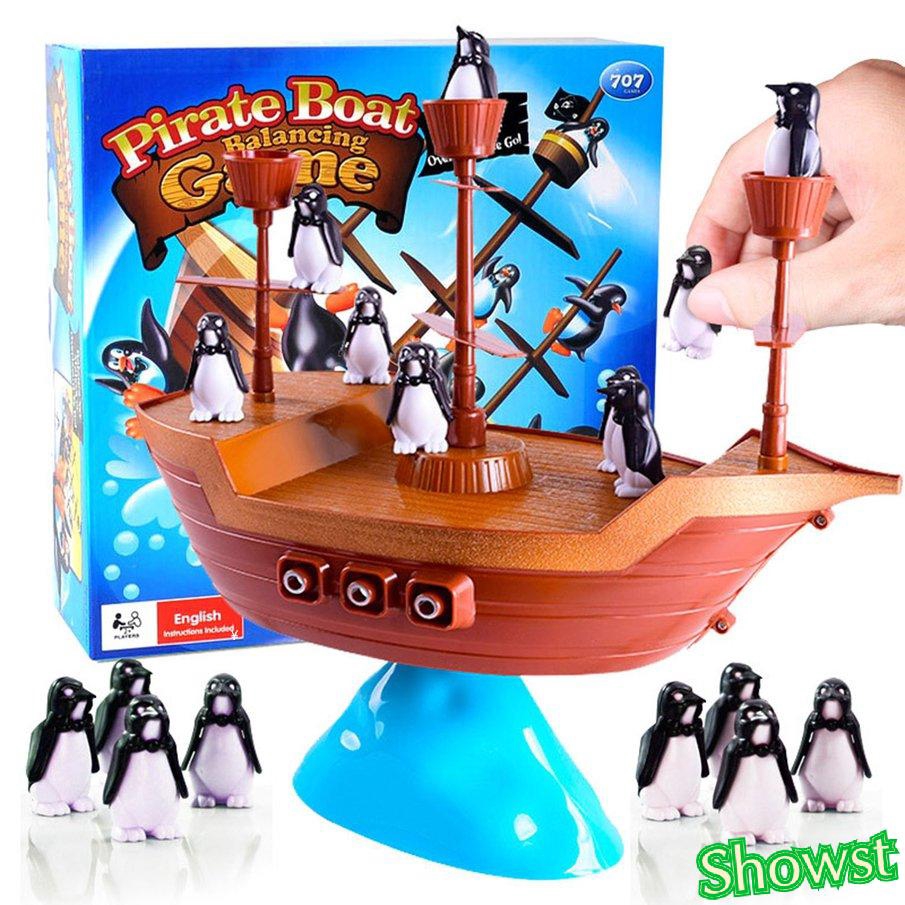 Smart Toys Balance Penguin Pirate Boat Fun Kids Casual Table Games