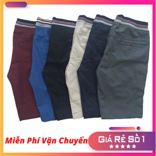 Quần short nam kaki lưng thun cao cấp, nhiều màu, nhiều size