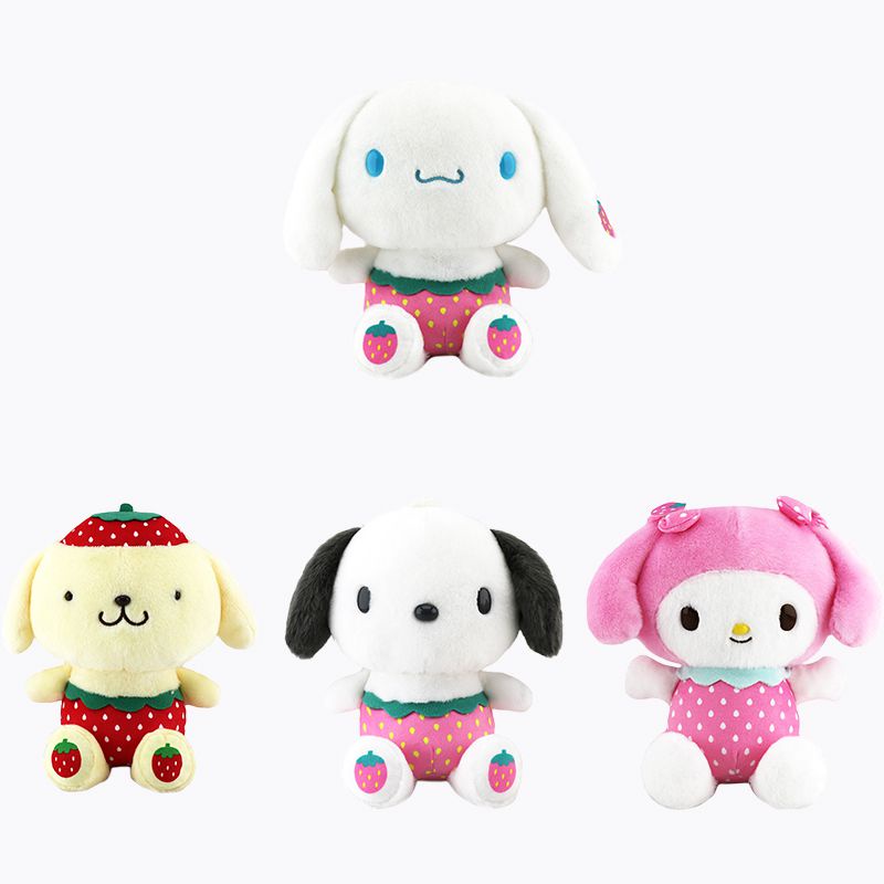 Thú Nhồi Bông Hình Cinnamoroll Pom Pom Hoạt Hình Cho Bé