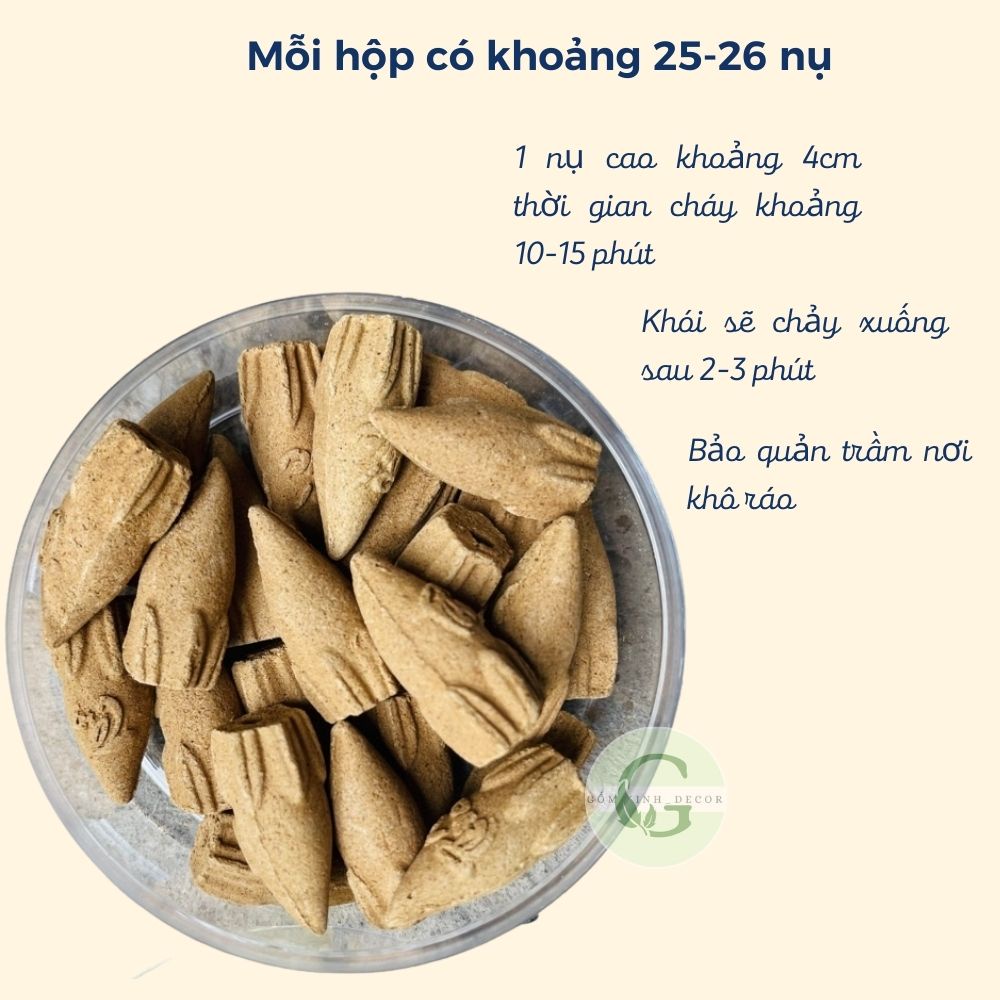 Trầm hương - Nụ nhang trầm tự nhiên dùng cho thác khói