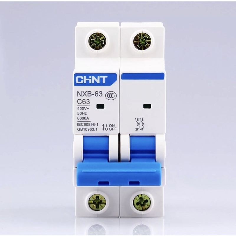 Aptomat MCB Chint NXB-63 1P 2P 3P - 6A 10A 16A 20A 25A 32A 40A 50A 63A