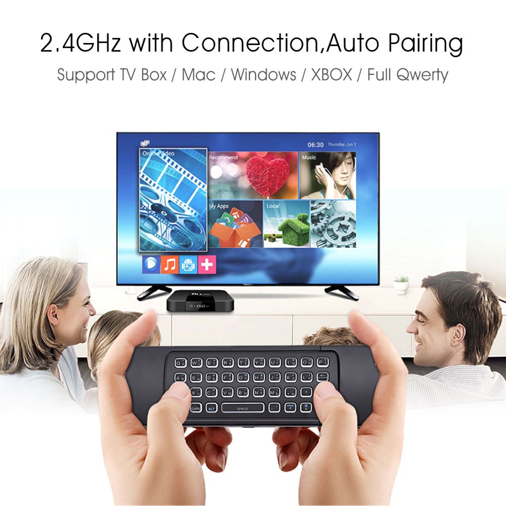 MX3 Backlit Air Mouse T3 Google Smart Remote Control Bàn phím không dây IR 2.4G RF cho X96 mini H96 MAX X2 PRO Android TV