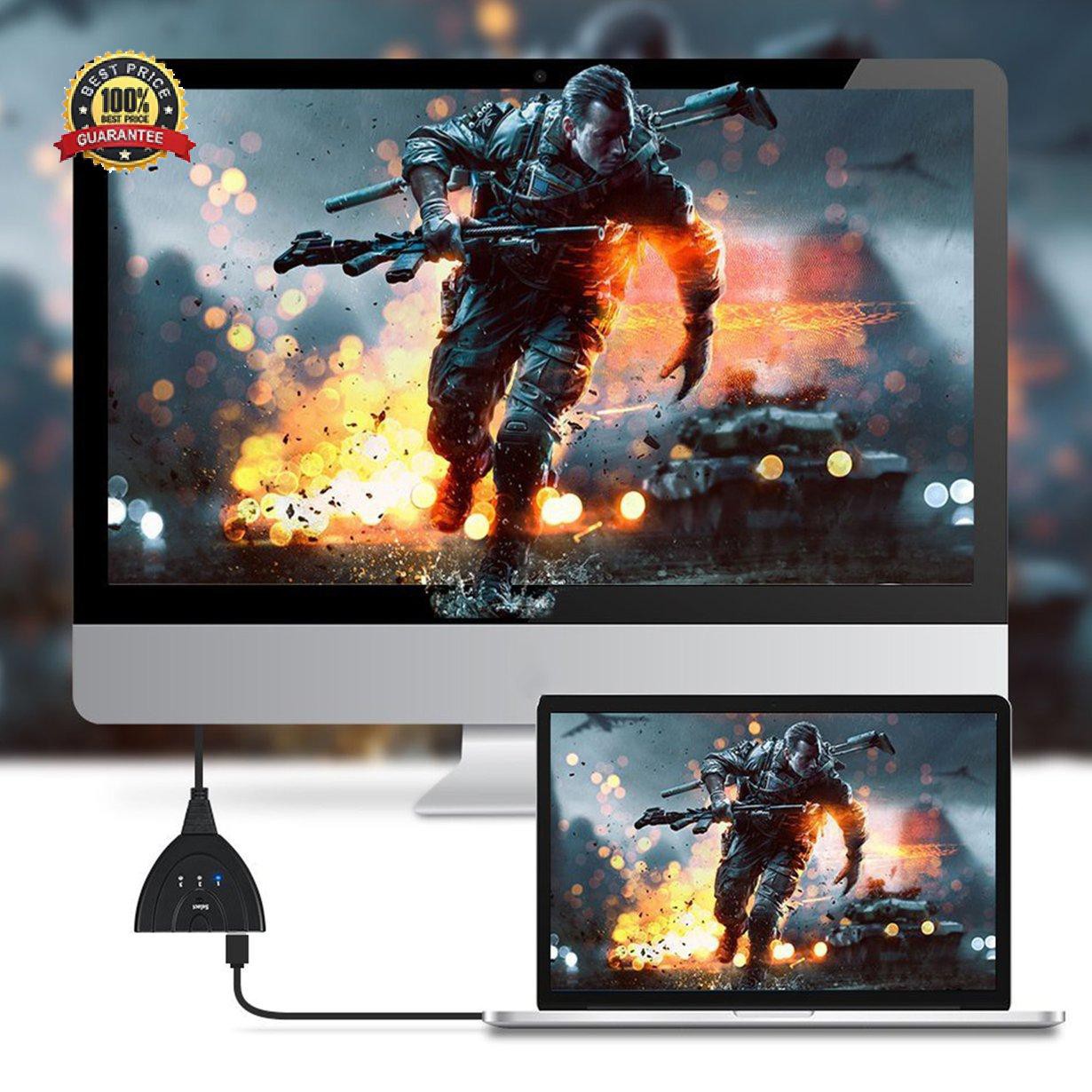 Bộ Chia 3 Cổng Hdmi Sang 1 Hdmi Full Hd 1080p Hdmi 3d