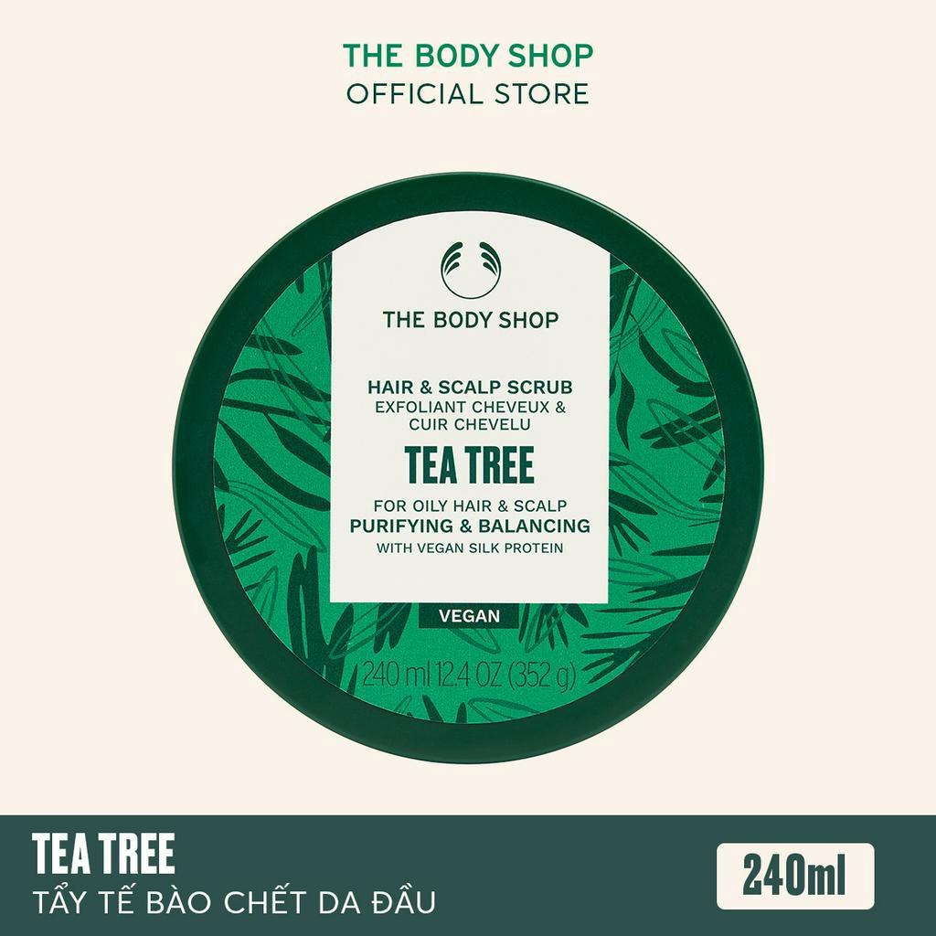 Tẩy Tế Bào Chết Da Đầu The Body Shop Hair & Scalp Scrub Tea Tree 240ML