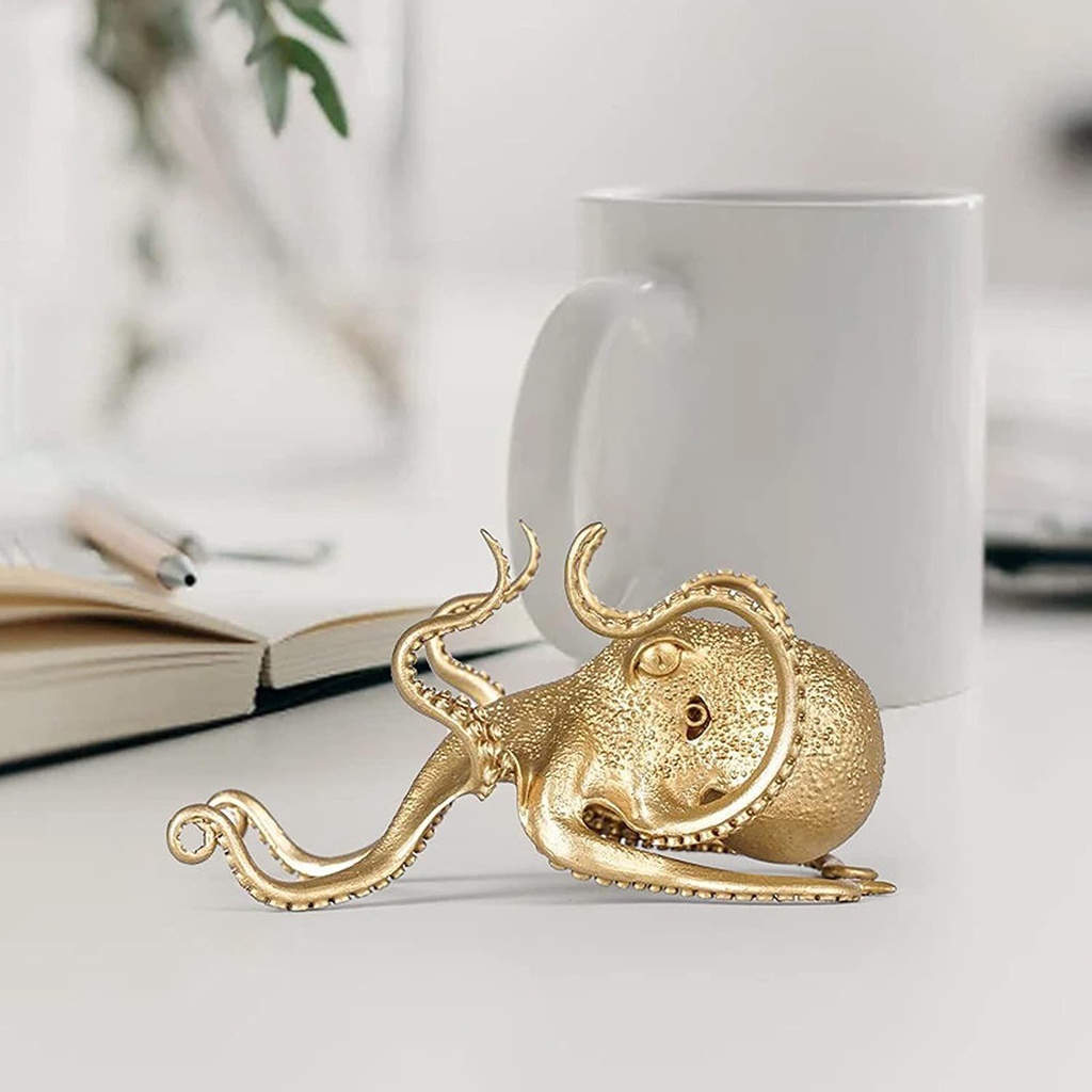 MYRONGVN Giá Đỡ Điện Thoại Bằng Kim Loại Hình Bạch Tuộc Sáng Tạo