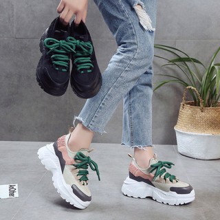 (New 2020) Giày độn đế H122 kết hợp dây giày độc, lạ