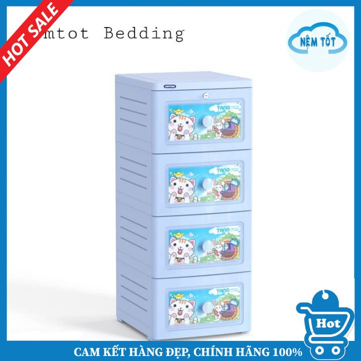 ✅ƯU ĐÃI🔴 Tủ nhựa Tano 3 tầng, 4 tầng Duy Tân Chính Hãng giá tốt HCM, tủ đựng quần áo cho bé gọn nhẹ NỆM TỐT