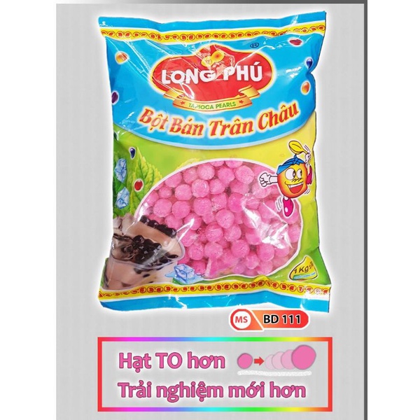 TRÂN CHÂU bột báng Long Phú HẠT TO gói 1kg