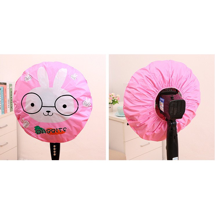 Màn Bọc Máy Quạt Hình Thú Nhiều Màu Loại Lớn 50cm