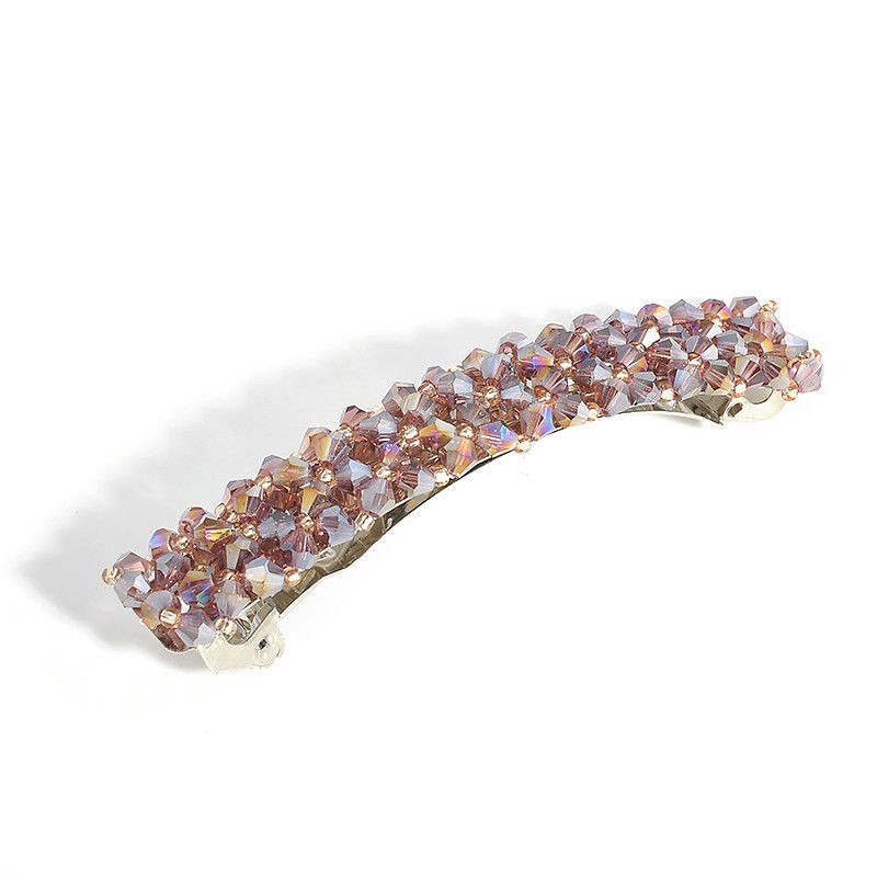 Kẹp tóc đính đá lấp lánh phong cách hợp thời trang cho nữ