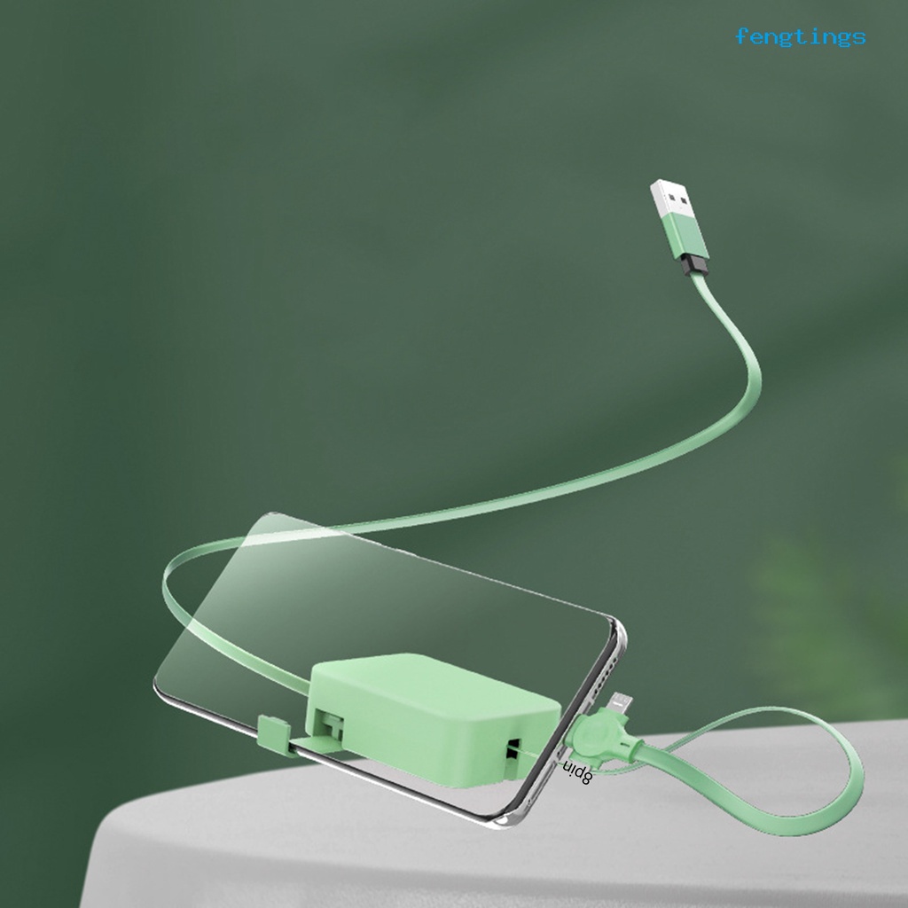Dây cáp sạc nhanh USB type C/ 8pin 3 trong 1 cho điện thoại thông minh