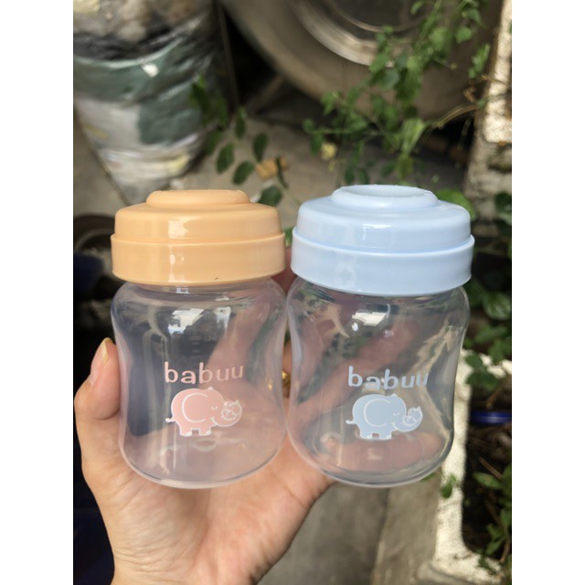 Bộ trữ sữa 3 bình Babuu Baby Nhật Bản dung tích tối đa 150ml (Vạch chia 120ml)