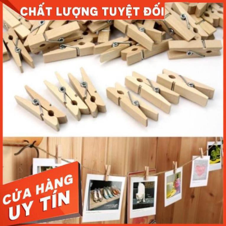 Kẹp gỗ ( bịch 50 cái)