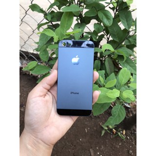 vỏ iphone 5 màu xám kính đen
