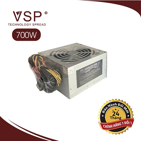 [Chính Hãng] Nguồn VSP 700W Full Box - Kèm Dây Nguồn Bảo Hành 24 tháng