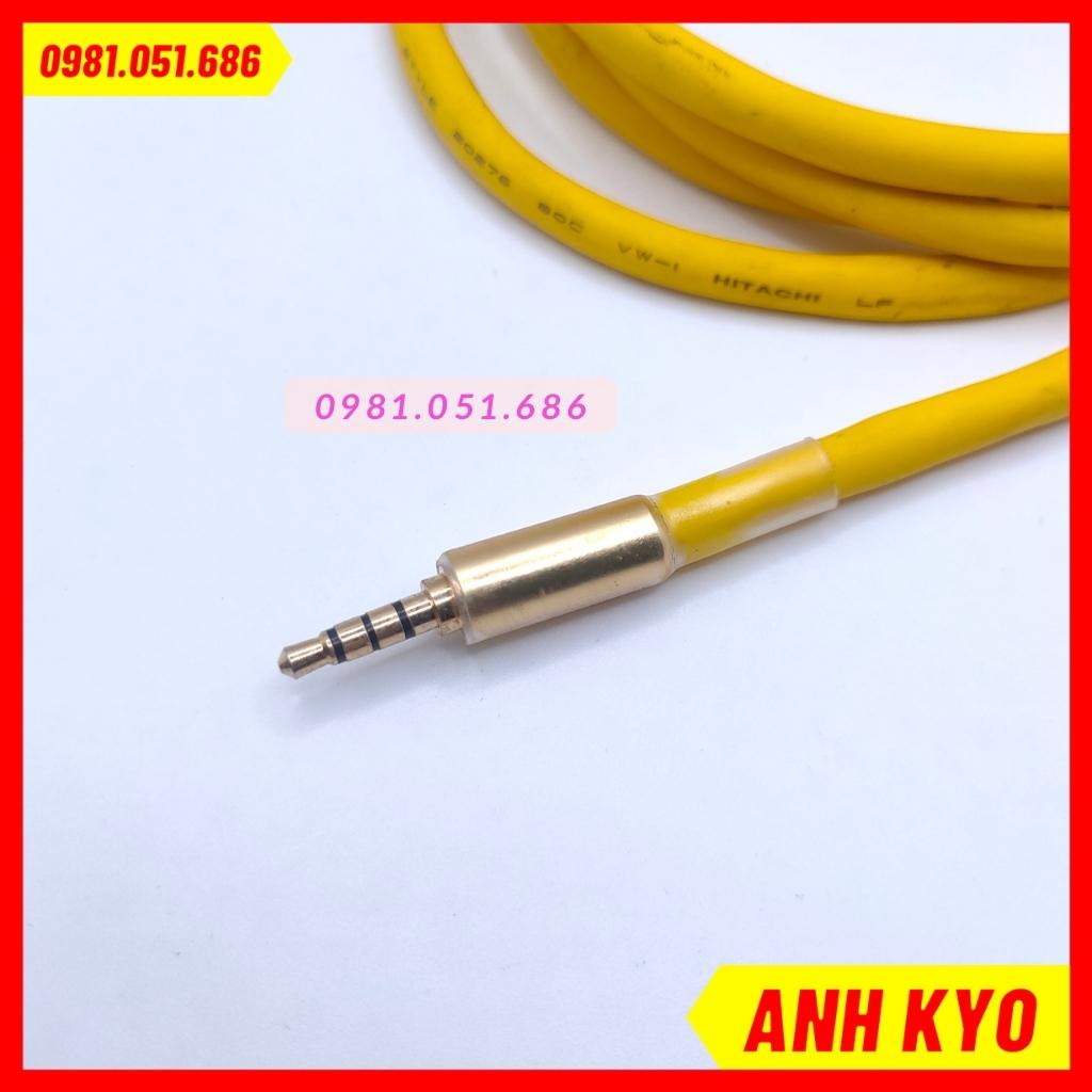 Dây Live Chế 2 Đầu 6 Ly Ra 3,5 Dây Live Chế Hitachi Nhật Xịn Cho Mixer F4, F7, Icon Upod Pro Cho Âm Thanh Cực Kỳ Hay