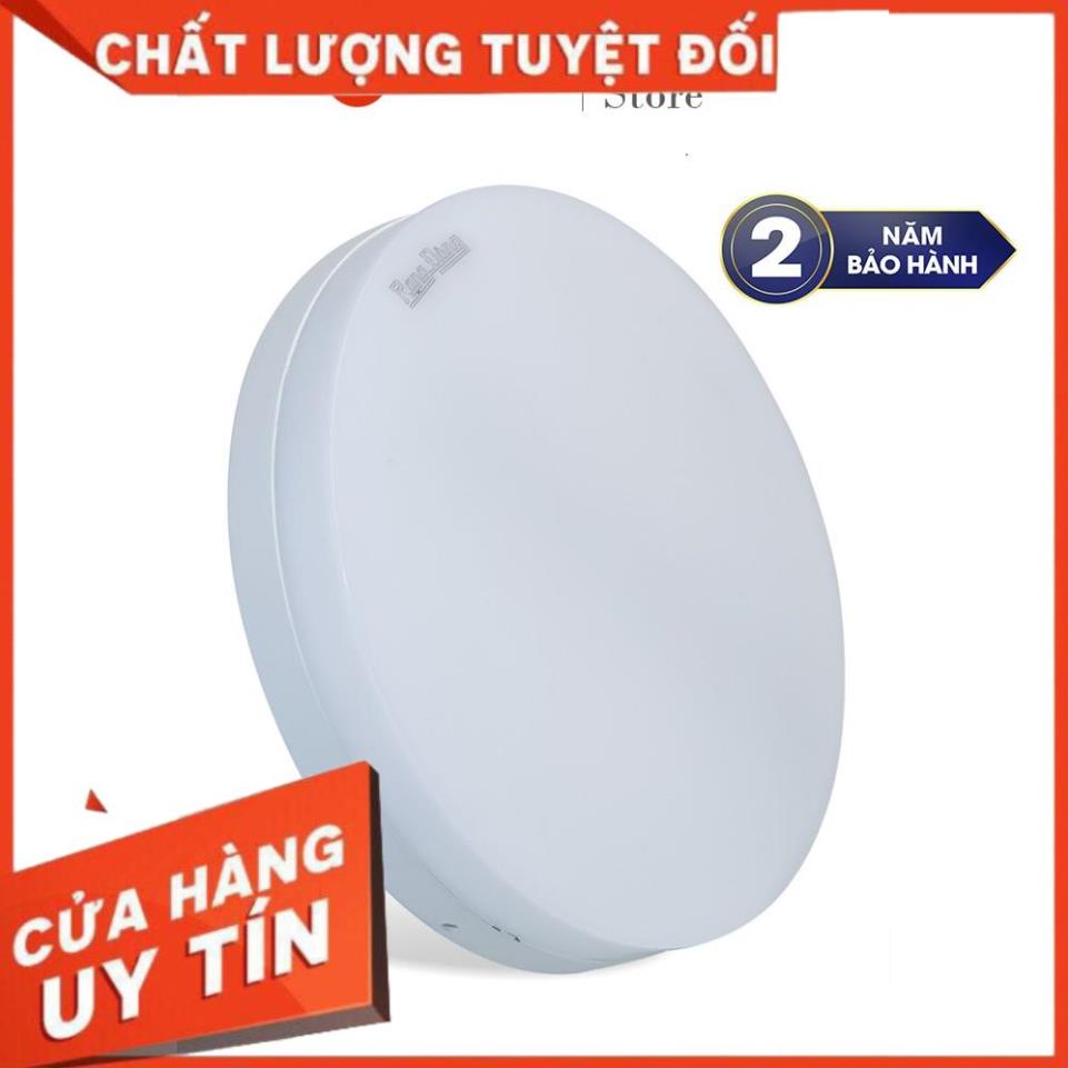 [ Đèn LED ốp trần tròn đổi màu Rạng Đông model LN12 ĐM đế nhôm ]