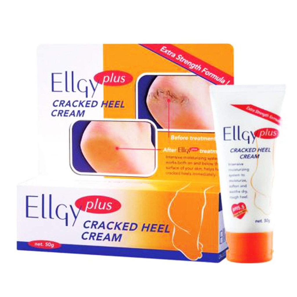Kem bôi nứt gót chân Ellgy Plus 25g, tăng độ ẩm tái tạo bế mặt da mềm mịn - Trung Đông Pharmacy