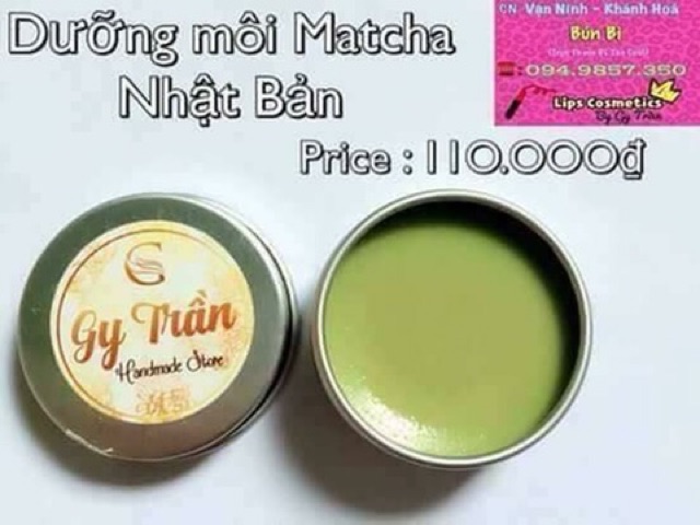 Dưỡng môi Matcha Nhật Bản (Gy Trần )