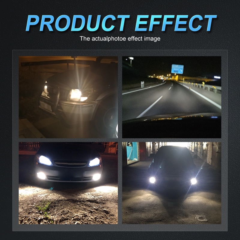 Set 2 Đèn Pha Halogen 100W H1 H7 H4 H8 H11 9005 HB3 9006 HB4 5000K Thay Thế Cho Xe Hơi