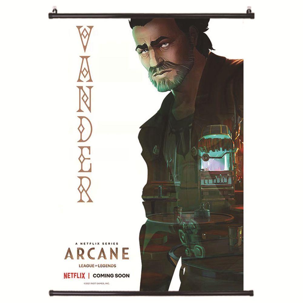 Tranh Vải Canvas 40x60CM Treo Tường Trang Trí Phong Cách Liên Minh Huyền Thoại