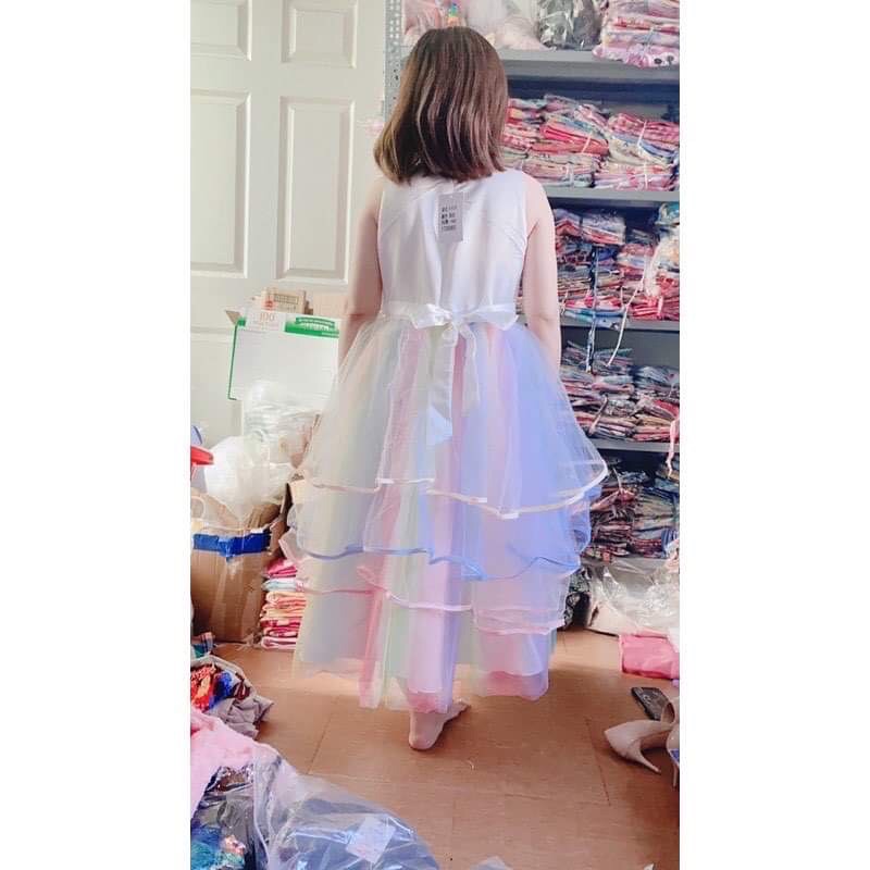 Đầm váy pony dài - Đầm công chúa pony cực xinh cho bé gái