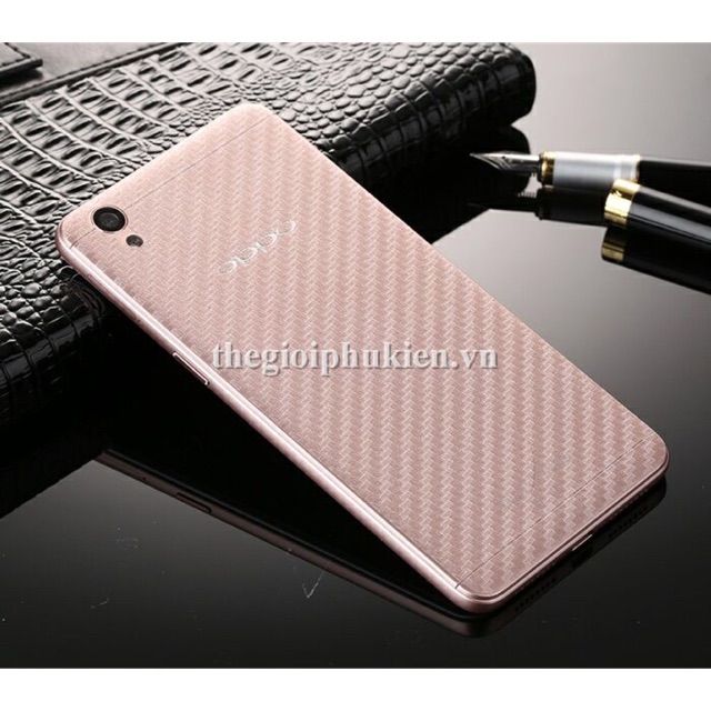 Dán cacbon vân 3D mặt lưng oppo A37, Neo9, Neo 9