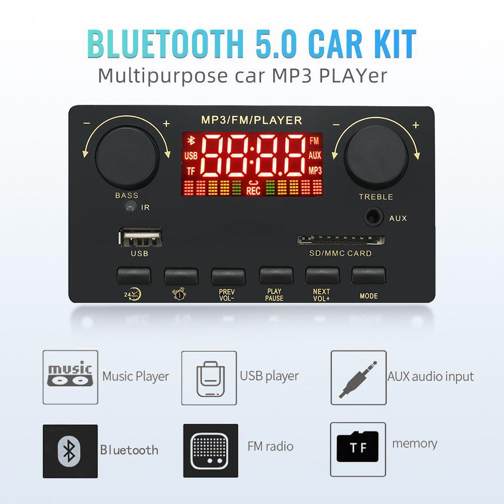BTLIMER Bảng Mạch Giải Mã Âm Thanh MP3 Bluetooth Cho Xe Hơi