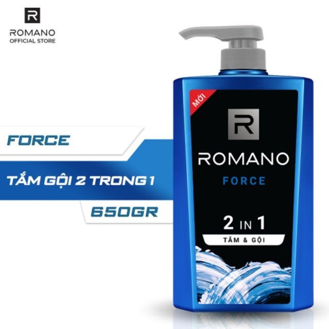 TẮM GỘI ROMANO 2IN1 650G