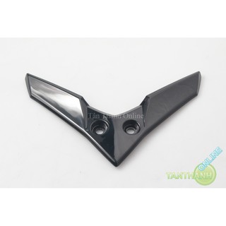 Chữ V mặt nạ Exciter 135 4 số VN Đen bóng