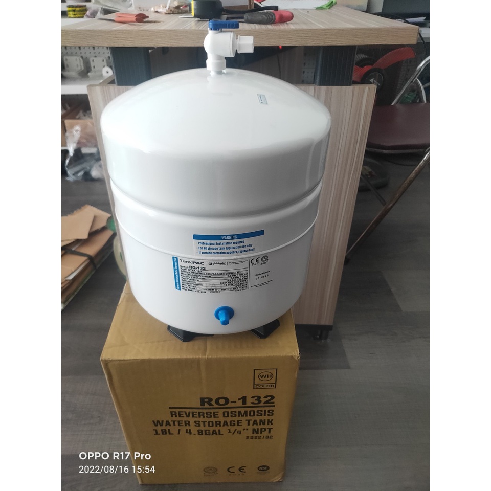 Bình áp sắt, Bình áp máy lọc nước RO - Dùng được cho tất cả các loại máy lọc nước, tích áp máy lọc