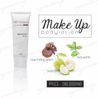 [CHUYÊN SỈ] Kem Trang Điểm Trắng Da Cấp Tốc Zoley Make Up Body 150ml