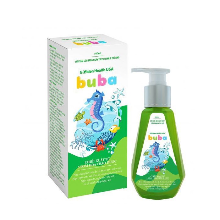 BUBA - Sữa tắm rôm sẩy cho bé