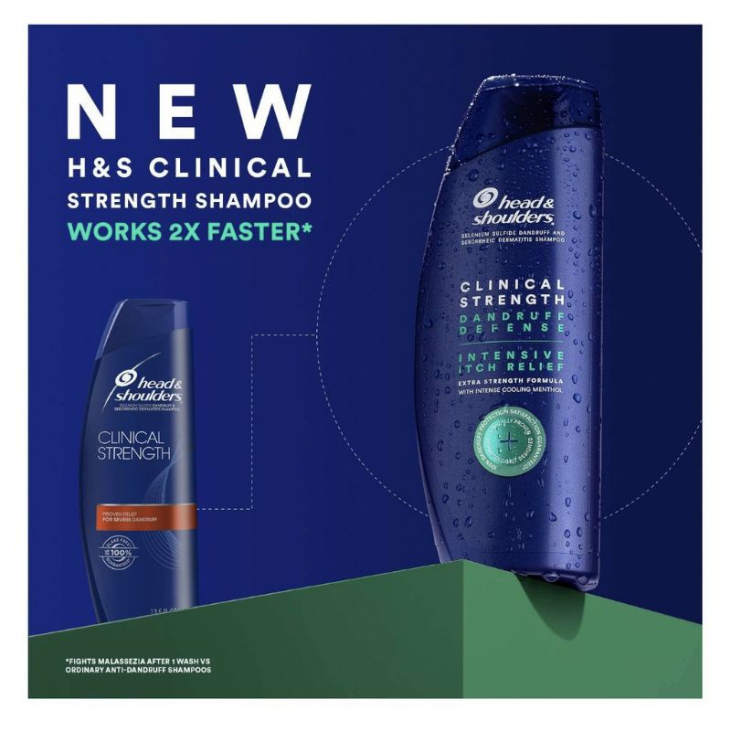 Dầu gội ngăn ngừa gàu head and shoulder clinical strength shampoo MỸ 400ml