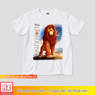 Áo thun in hình Vua Sư Tử Lion King - Form rộng BIGSIZE F2192