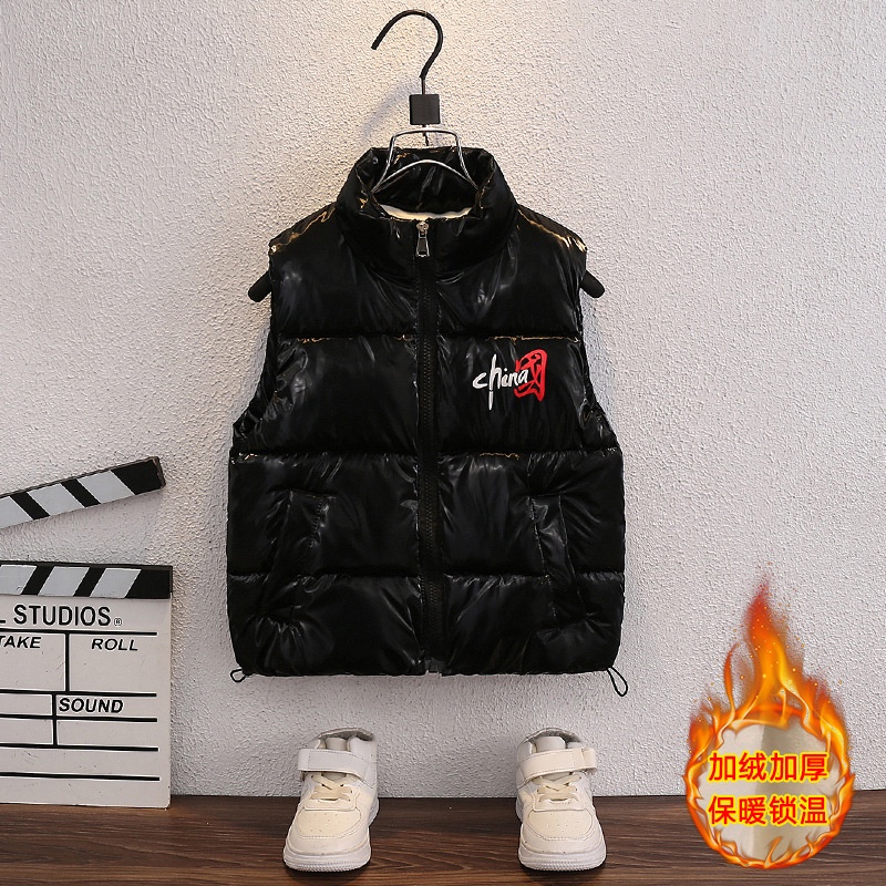 Áo phao ba lỗ cho bé lót nỉ ấm 2022