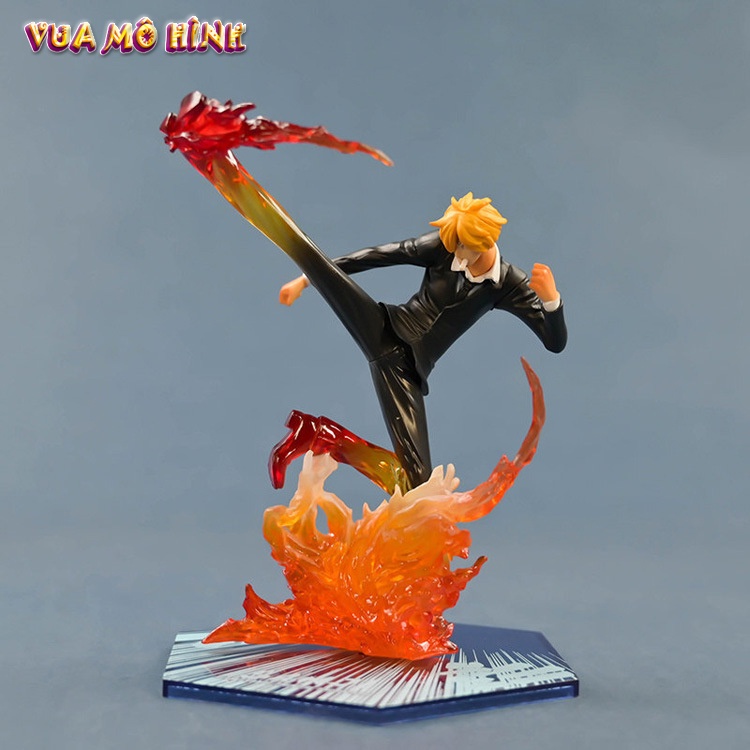 Mô hình One Piece - Figure One Piece Vinsmoke Sanji hàng cao cấp cao 16cm hiệu ứng chiến đấu đặc biệt