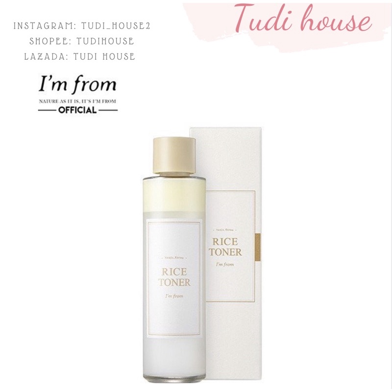 Nước cân bằng da I’m From Rice Toner 150ml