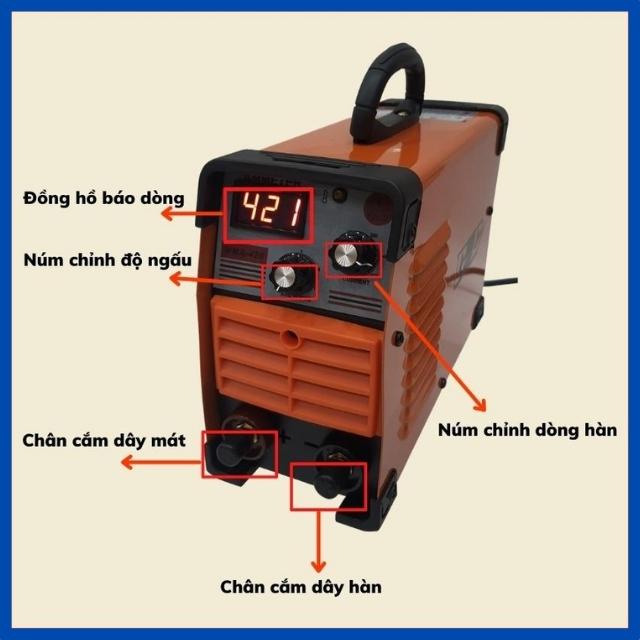 Máy hàn mini, máy hàn điện tử hàn kéo que 2.5ly MMA420 thích hợp sử dụng gia đình, Cam kết lõi đồng 100%