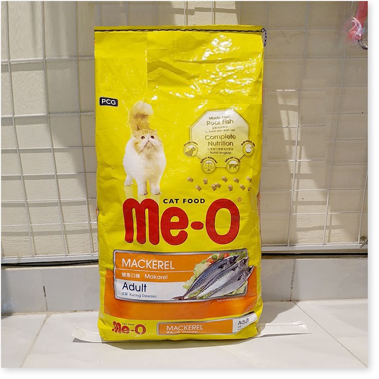 Hanpet.GV- Me-o KEOS dạng bao 7kg (gồm 20 gói)  Thức ăn viên cho mèo lớn- CÁ NGỪ- CÁ THU- HẢI SẢN thức ăn mèo trưởng thà