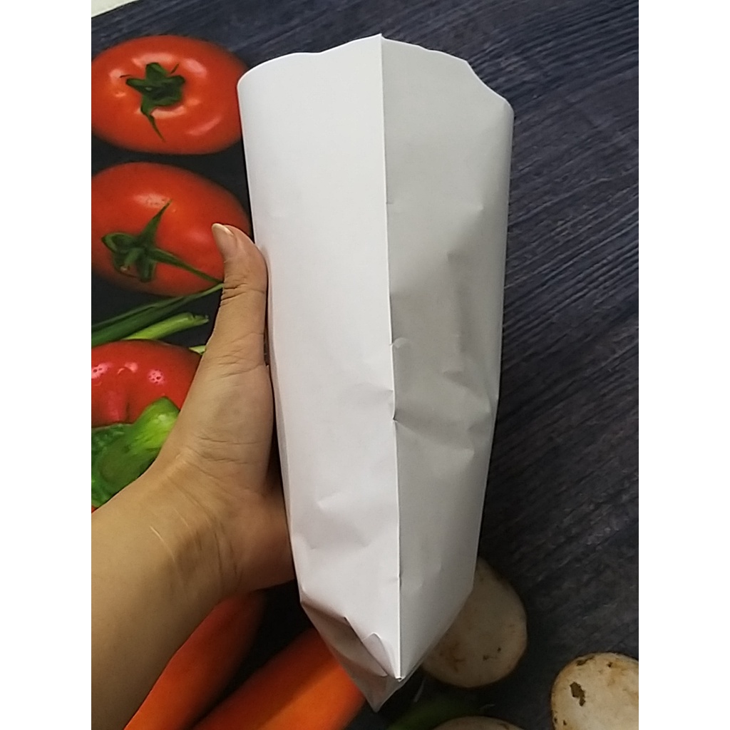 300 túi giấy đựng bánh mì màu trắng