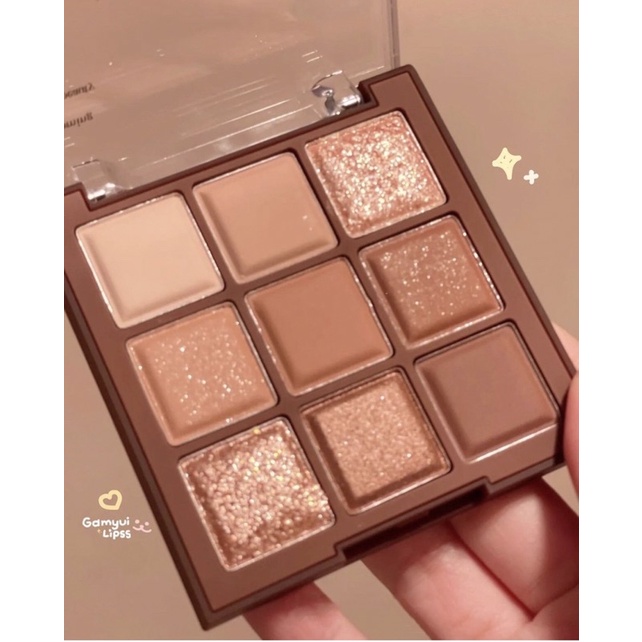 Bảng Phấn Mắt HERORANGE Tone Cam Nâu Tây