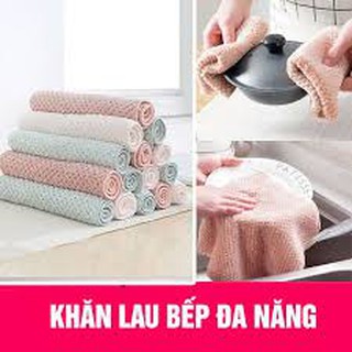 (1  lẻ 1 cái) khăn lau nhà bếp đa năng siêu thấm nước