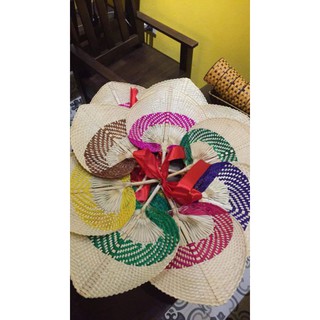 Combo 10 quạt nan tre quạt lá đề trái tim size 30cm