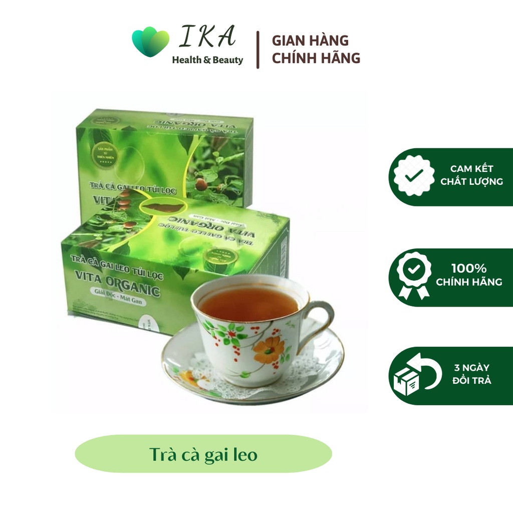 Trà Cà Gai Leo túi lọc  - Hỗ trợ mát gan thải độc gan