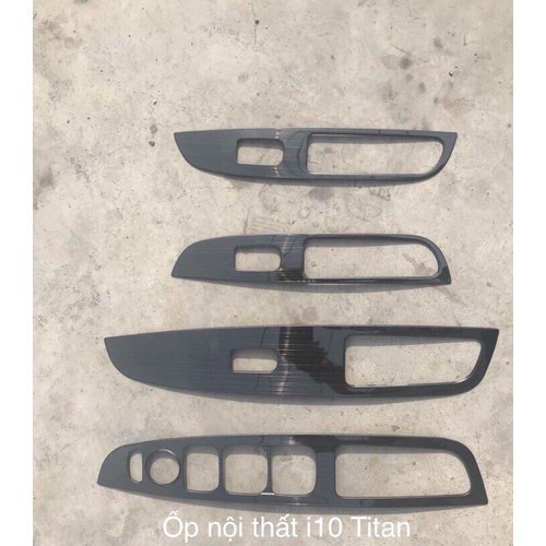 ốp nội thất titan theo xe i10 2014 2015 2016 2017 2018 - 4 chi tiết