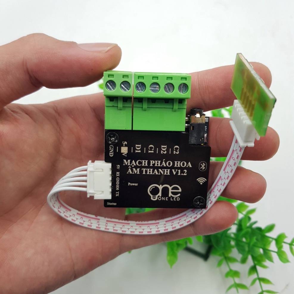 Mạch pháo hoa có âm thanh 100 hiệu ứng tự cài đặt âm thanh PH-NK01 ONELED