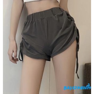 Quần Short Nữ Lưng Thun Màu Sắc Thời Trang