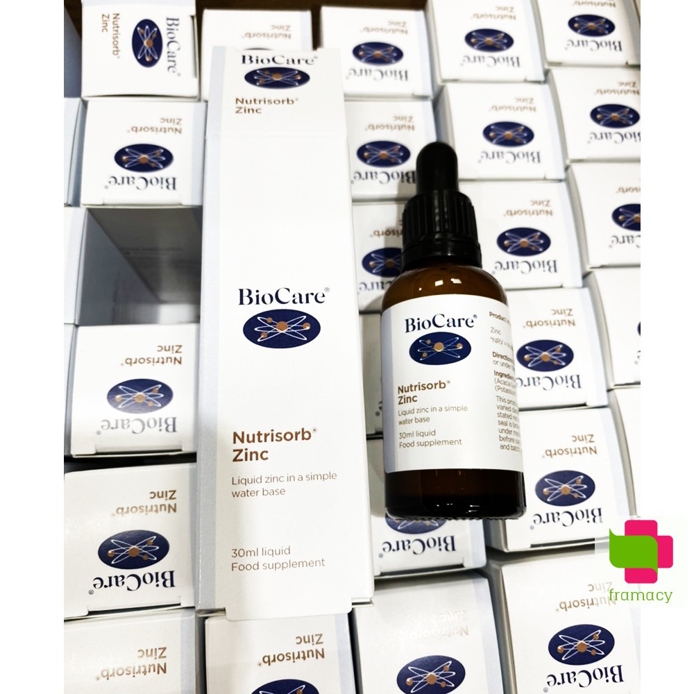 Kẽm Biocare ZinC dạng nước tăng cường đề kháng bổ sung kẽm và vitamin C cho trẻ từ 1 tháng Mama baby vn