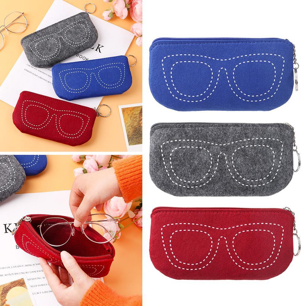 WONDER Hộp Đựng Mắt Kính Có Khóa Kéo Unisex